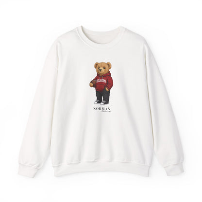 Norman, Oklahoma Teddy Bear Crewneck Sweatshirt