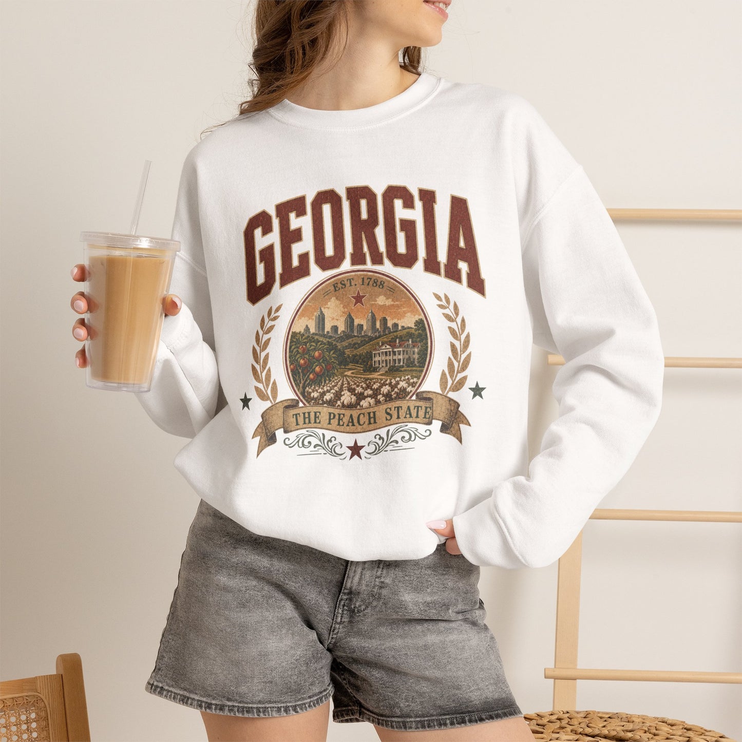Vintage Georgia Crewneck Sweatshirt