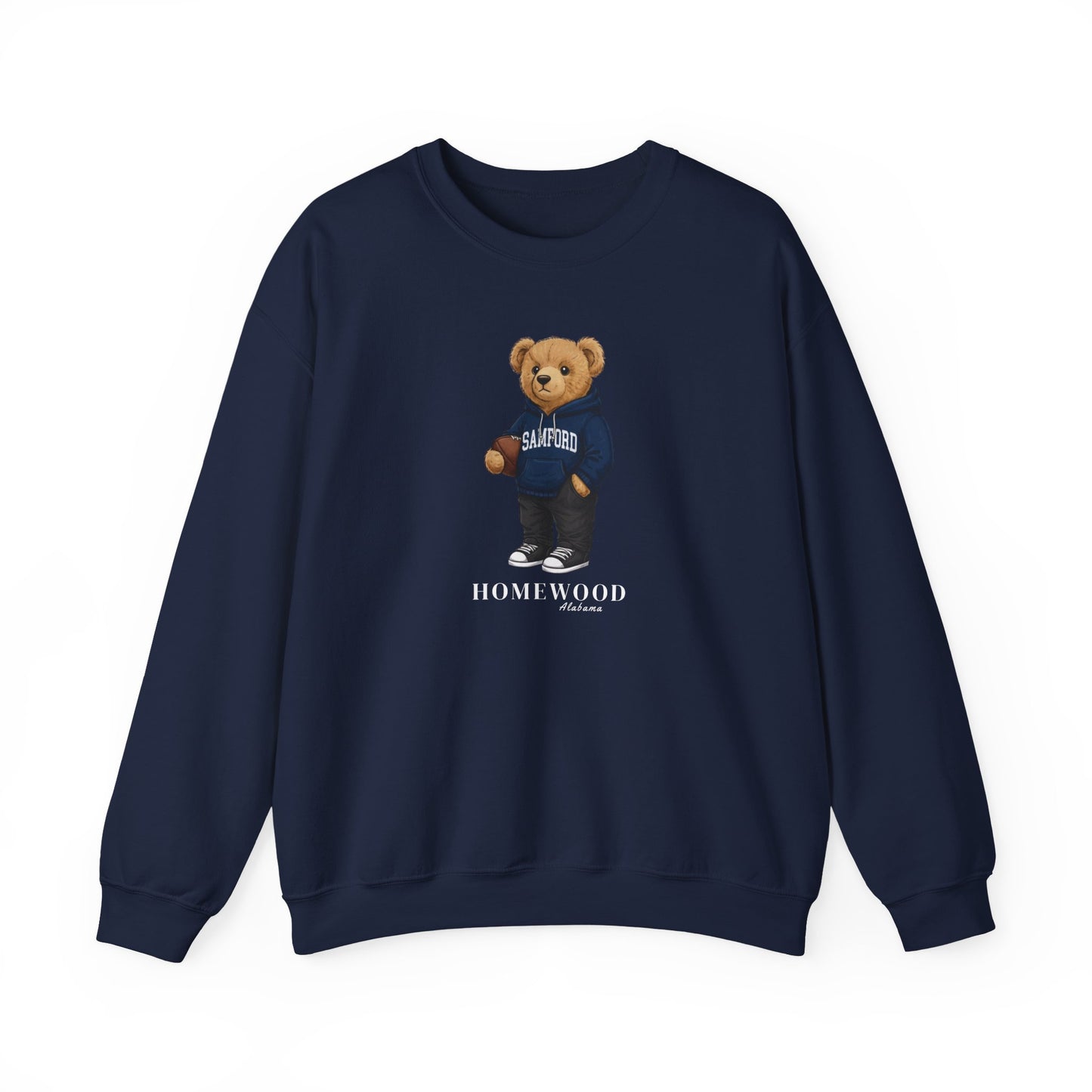 Homewood, Alabama Teddy Bear Crewneck Sweatshirt