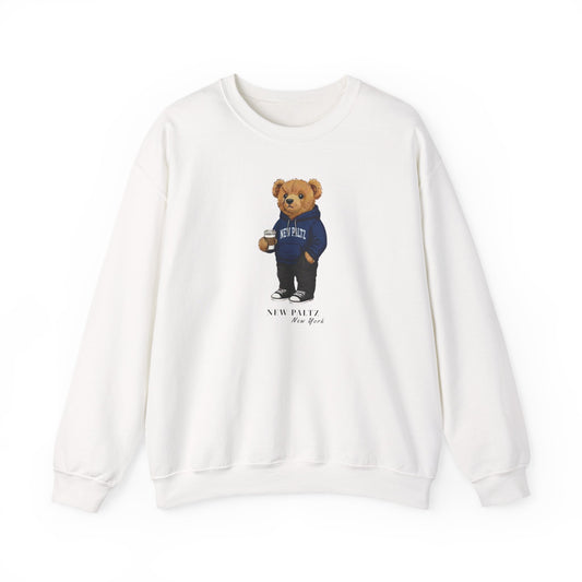 New Paltz, New York Teddy Bear Crewneck Sweatshirt