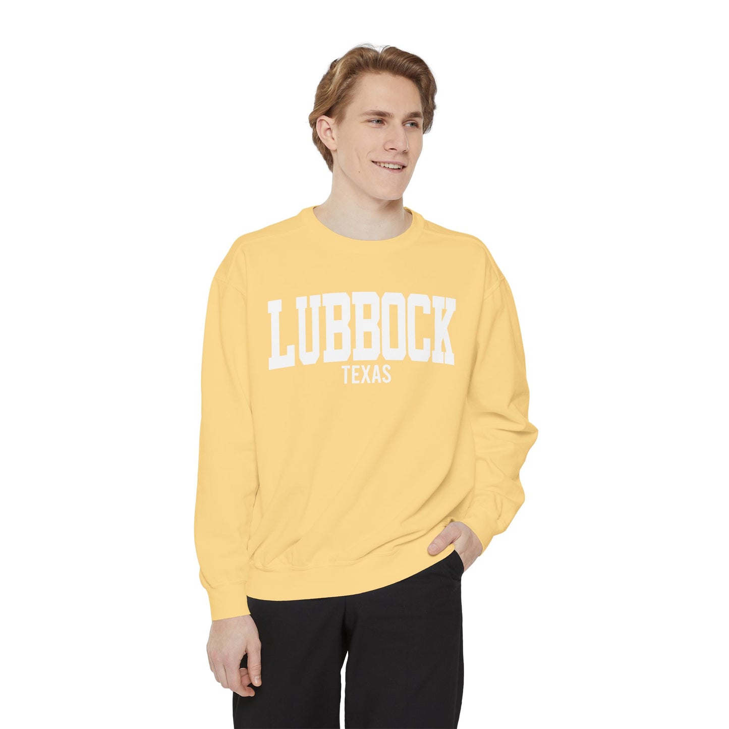 Lubbock Texas Comfort Colors Sweatshirt