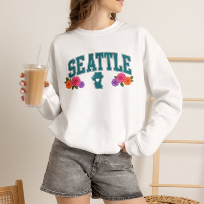 Seattle Floral Sweatshirt