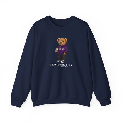 NYC, New York Teddy Bear Crewneck Sweatshirt