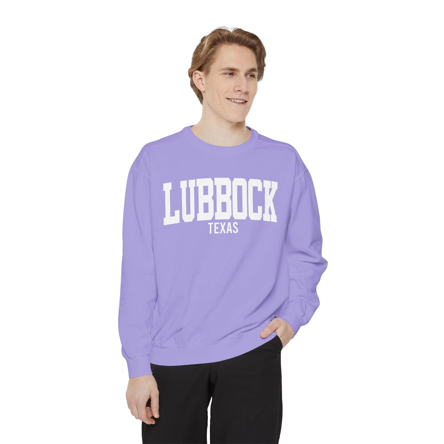 Lubbock Texas Comfort Colors Sweatshirt