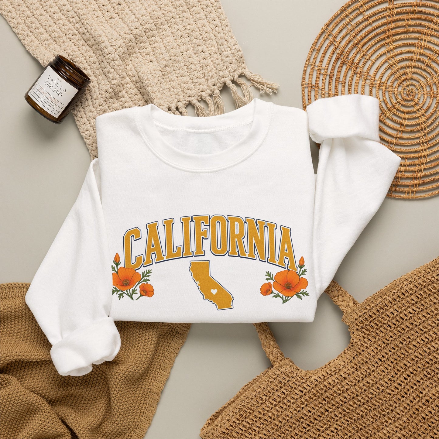 California Floral Sweatshirt