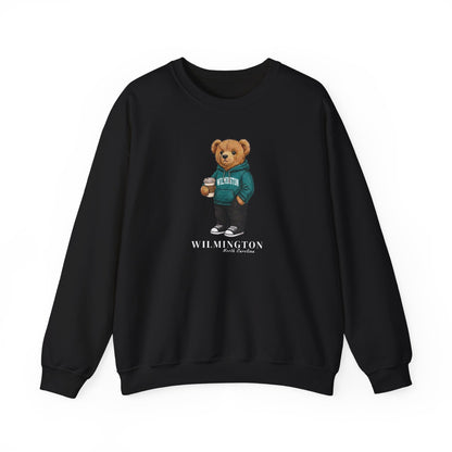 Wilmington, North Carolina Teddy Bear Crewneck Sweatshirt