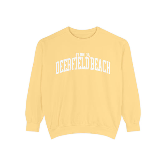 Deerfield Beach Florida Comfort Colors Sweatshirt