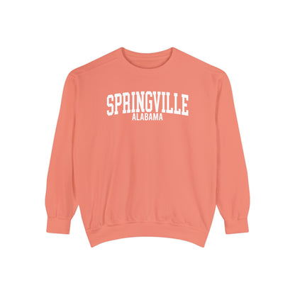 Springville Alabama Comfort Colors Sweatshirt