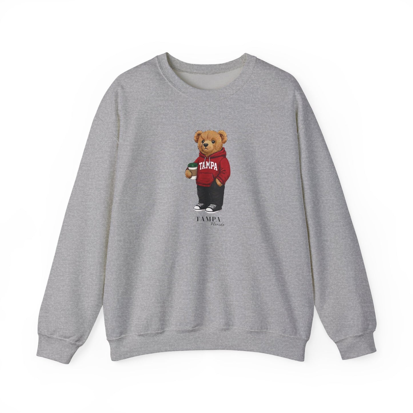 Tampa, Florida Teddy Bear Crewneck Sweatshirt