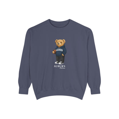 Auburn, Alabama Teddy Bear Comfort Colors Sweatshirt