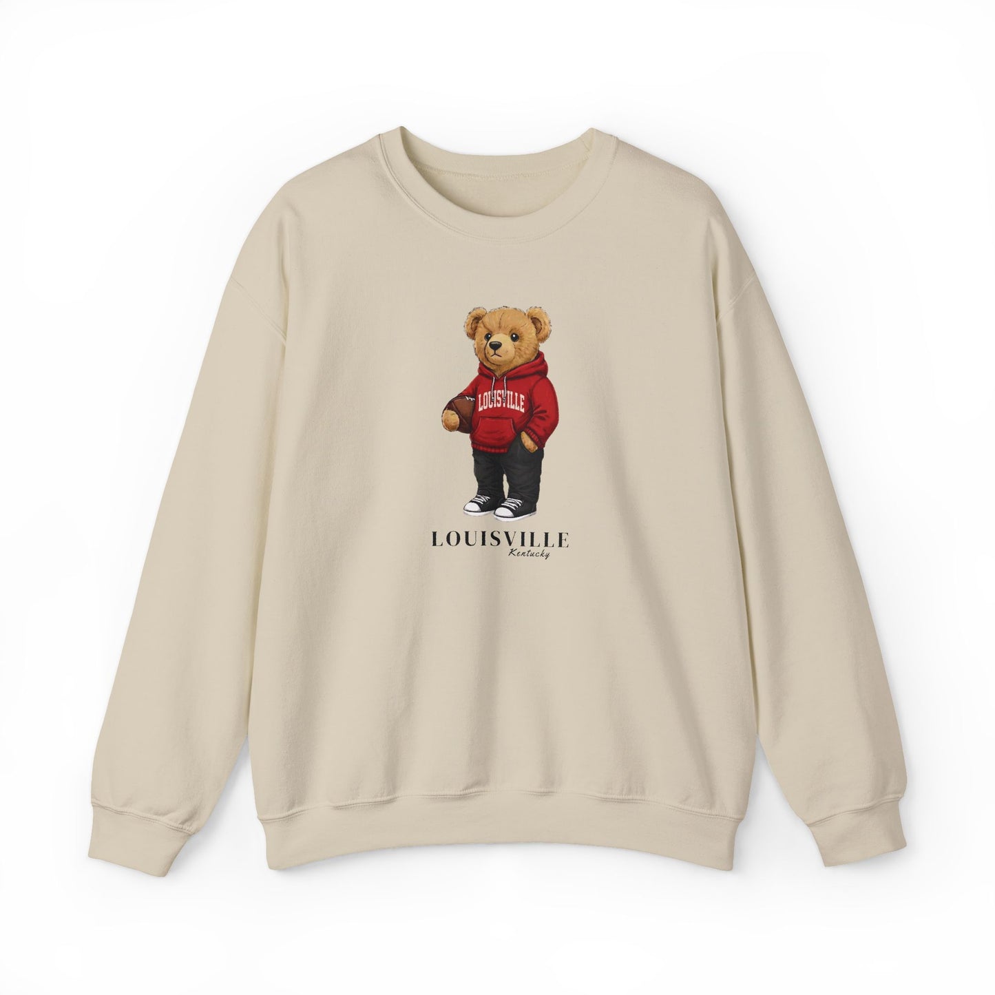 Louisville, Kentucky Teddy Bear Crewneck Sweatshirt