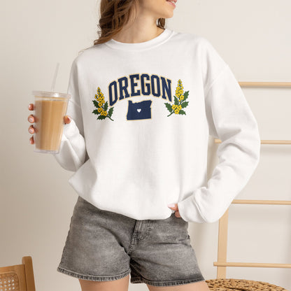 Oregon Floral Sweatshirt