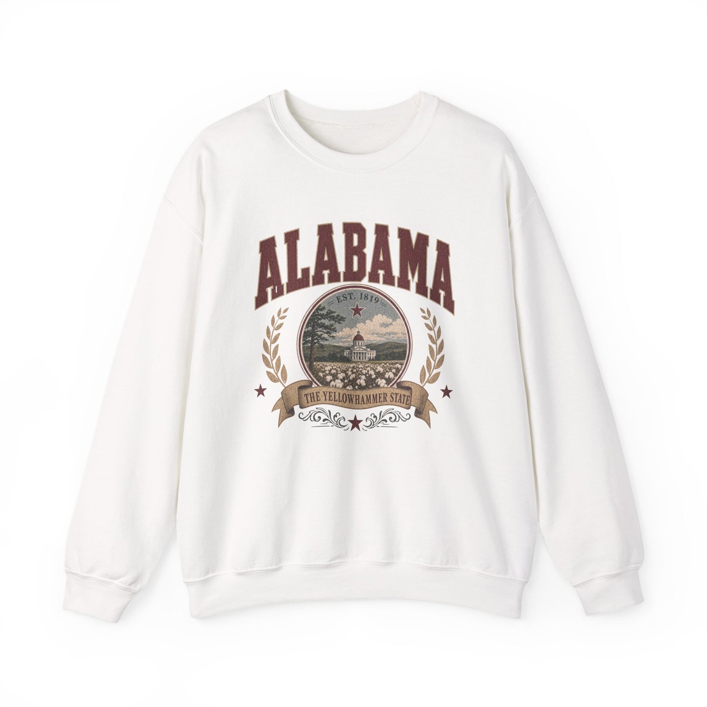 Vintage Alabama - The Yellowhammer State Crewneck Sweatshirt