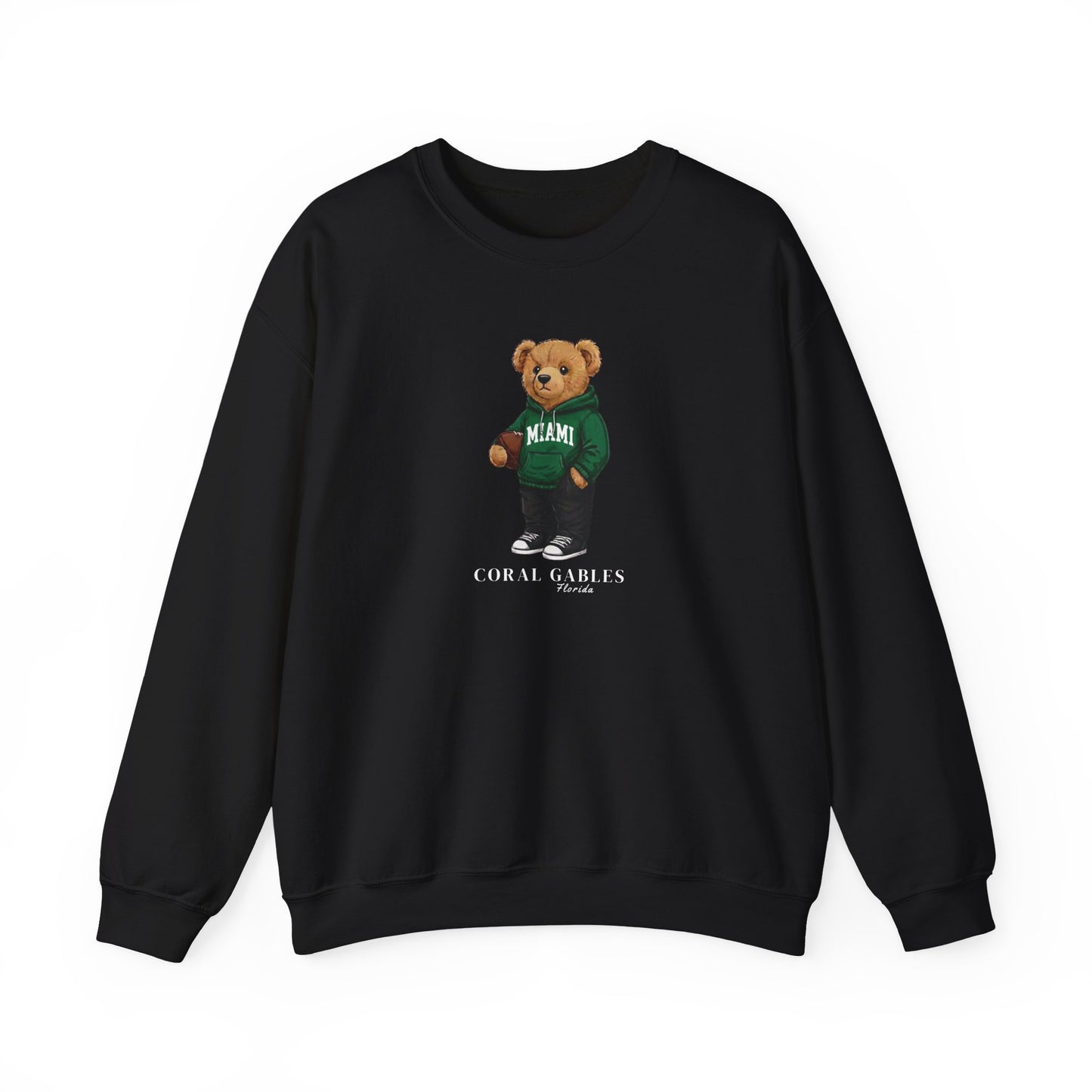 Coral Gables, Florida Teddy Bear Crewneck Sweatshirt