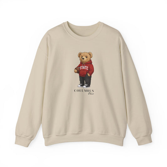 Columbus, Ohio Teddy Bear Crewneck Sweatshirt