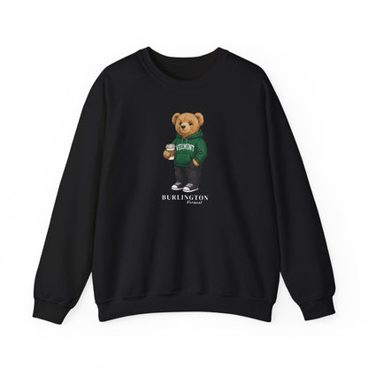 Burlington, Vermont Teddy Bear Crewneck Sweatshirt