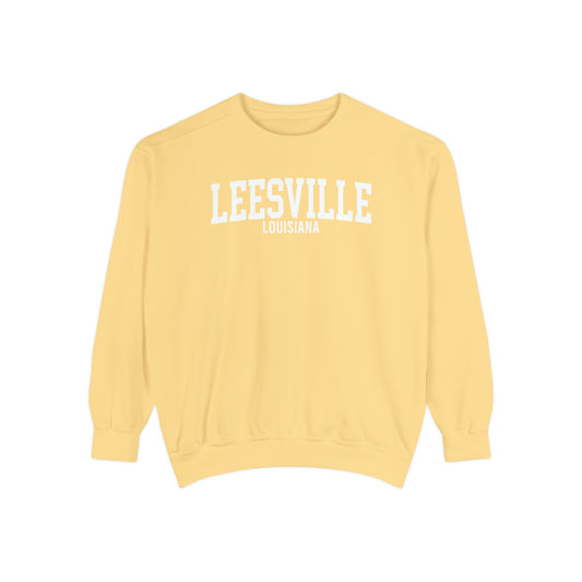 Leesville Louisiana Comfort Colors Sweatshirt