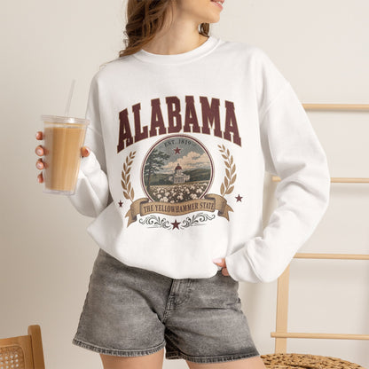 Vintage Alabama - The Yellowhammer State Crewneck Sweatshirt