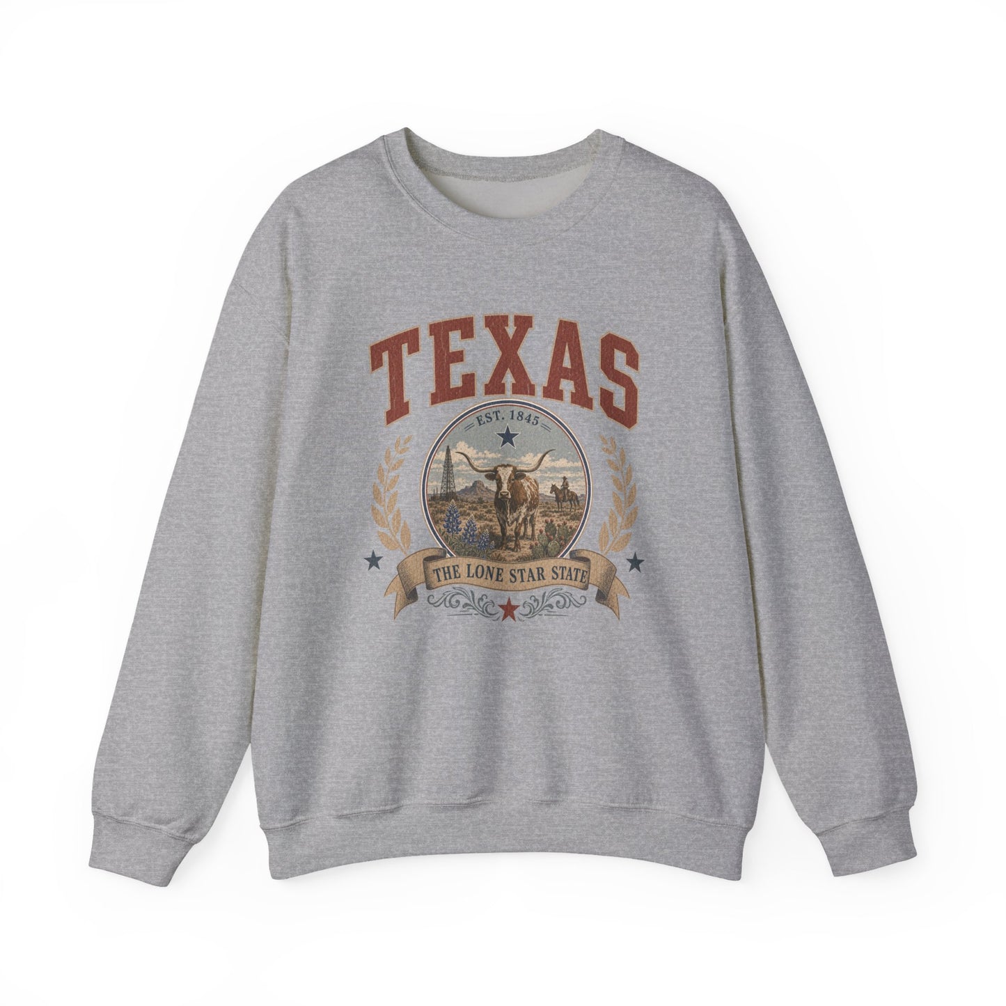 Vintage Texas - The Lone Star State Crewneck Sweatshirt