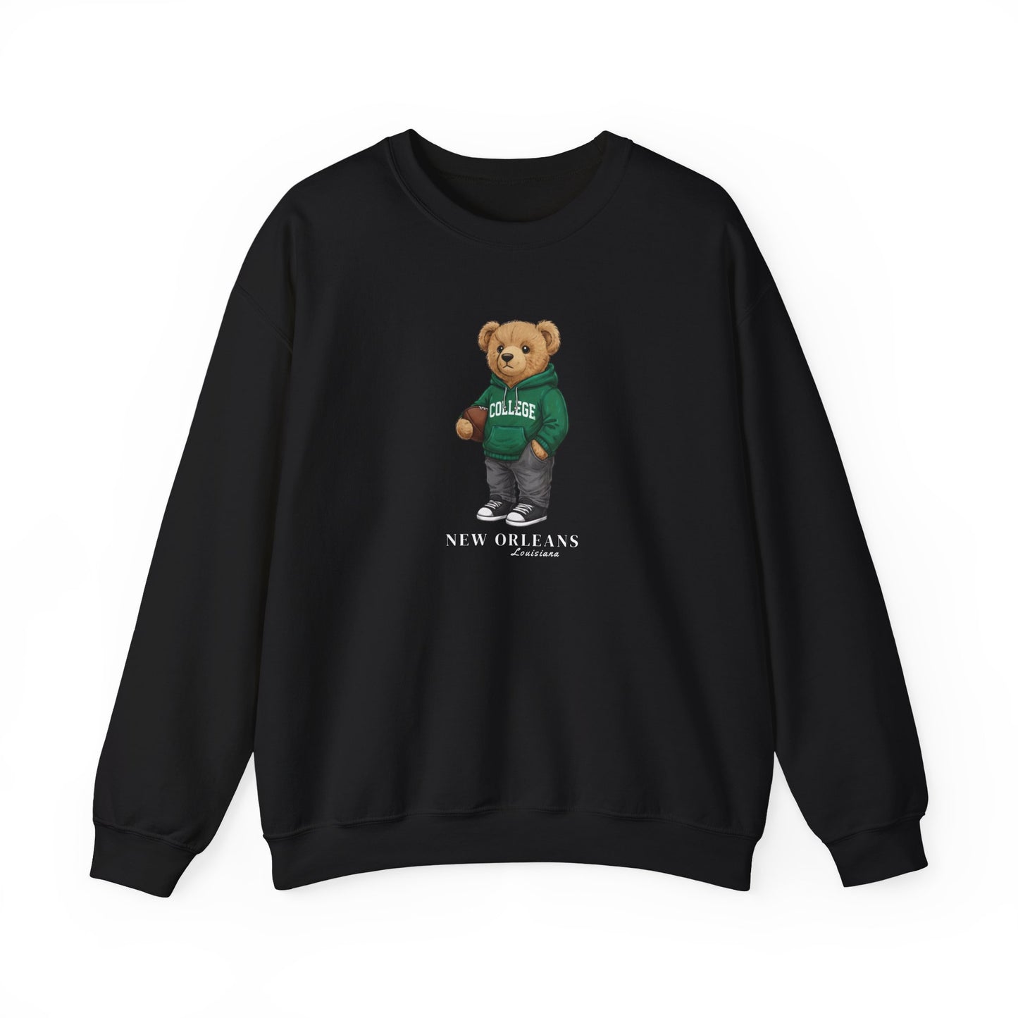 New Orleans, Louisiana Teddy Bear Crewneck Sweatshirt