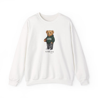 Athens, Ohio Teddy Bear Crewneck Sweatshirt