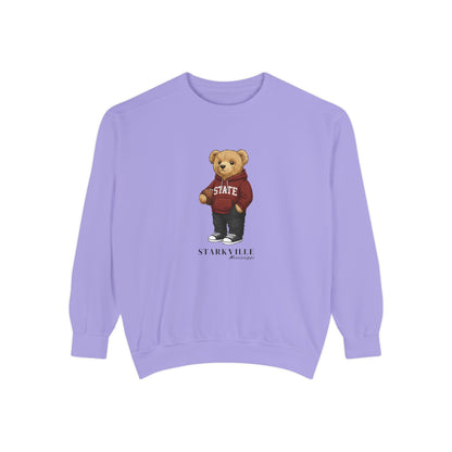 Starkville, Mississippi Teddy Bear Comfort Colors Sweatshirt
