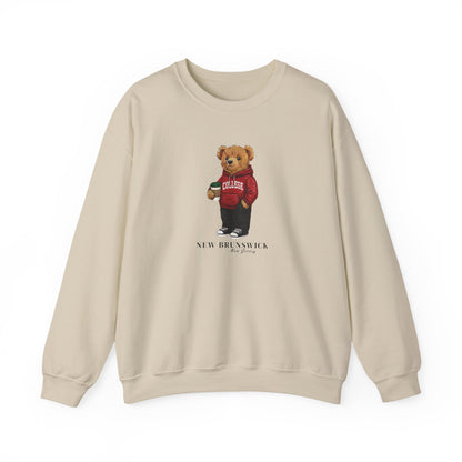 New Brunswick, New Jersey Teddy Bear Crewneck Sweatshirt