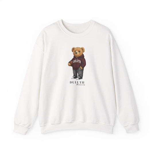 Duluth, Minnesota Teddy Bear Crewneck Sweatshirt
