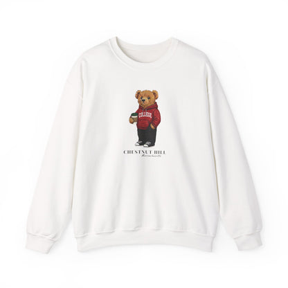 Chestnut Hill, Massachusetts Teddy Bear Crewneck Sweatshirt