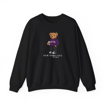 NYC, New York Teddy Bear Crewneck Sweatshirt