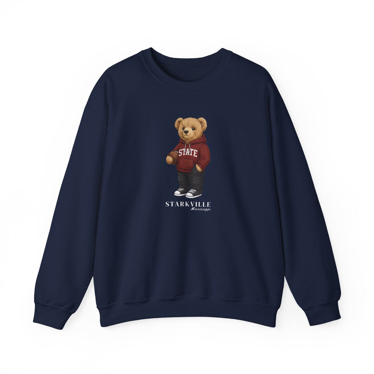 Starkville, Mississippi Teddy Bear Crewneck Sweatshirt