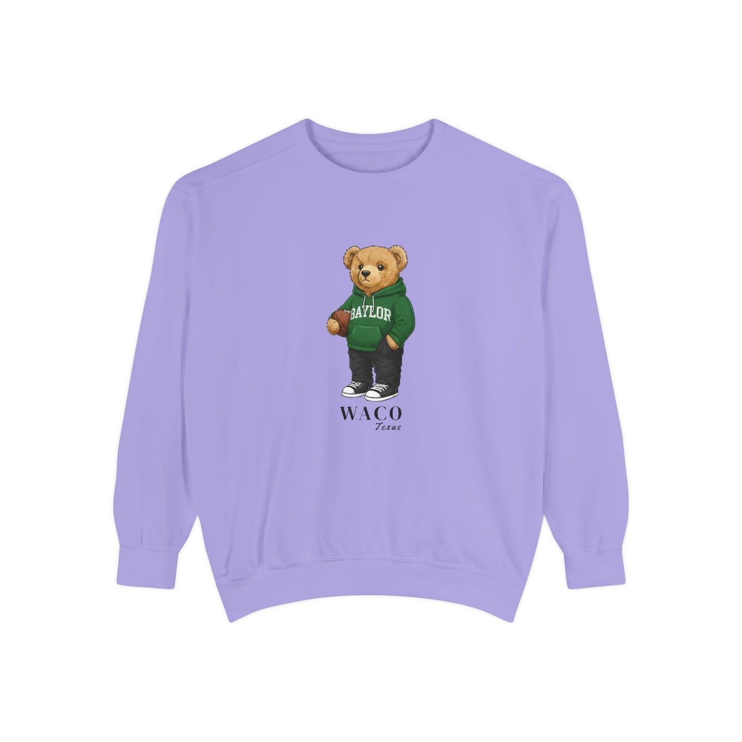 Waco, Texas Teddy Bear Comfort Colors Sweatshirt