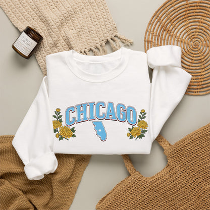 Chicago Floral Sweatshirt