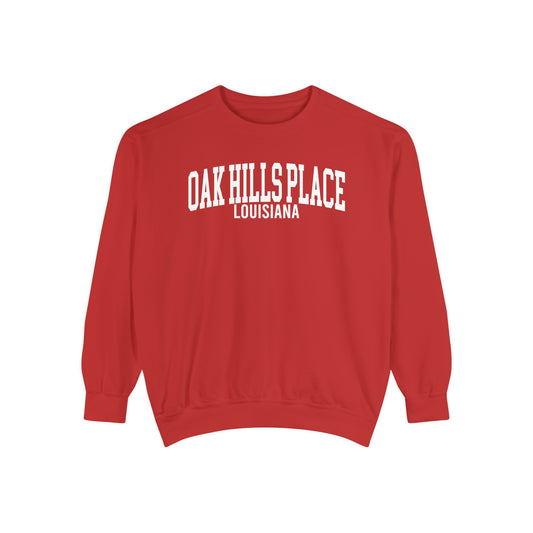 Oak Hills Place Louisiana Comfort Colors Sweatshirt