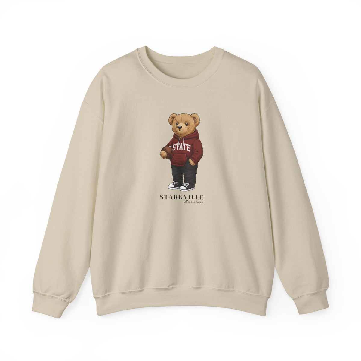 Starkville, Mississippi Teddy Bear Crewneck Sweatshirt