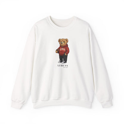 Athens, Georgia Teddy Bear Crewneck Sweatshirt