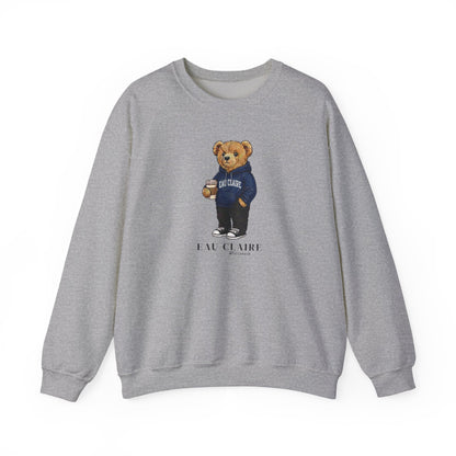 Eau Claire, Wisconsin Teddy Bear Crewneck Sweatshirt