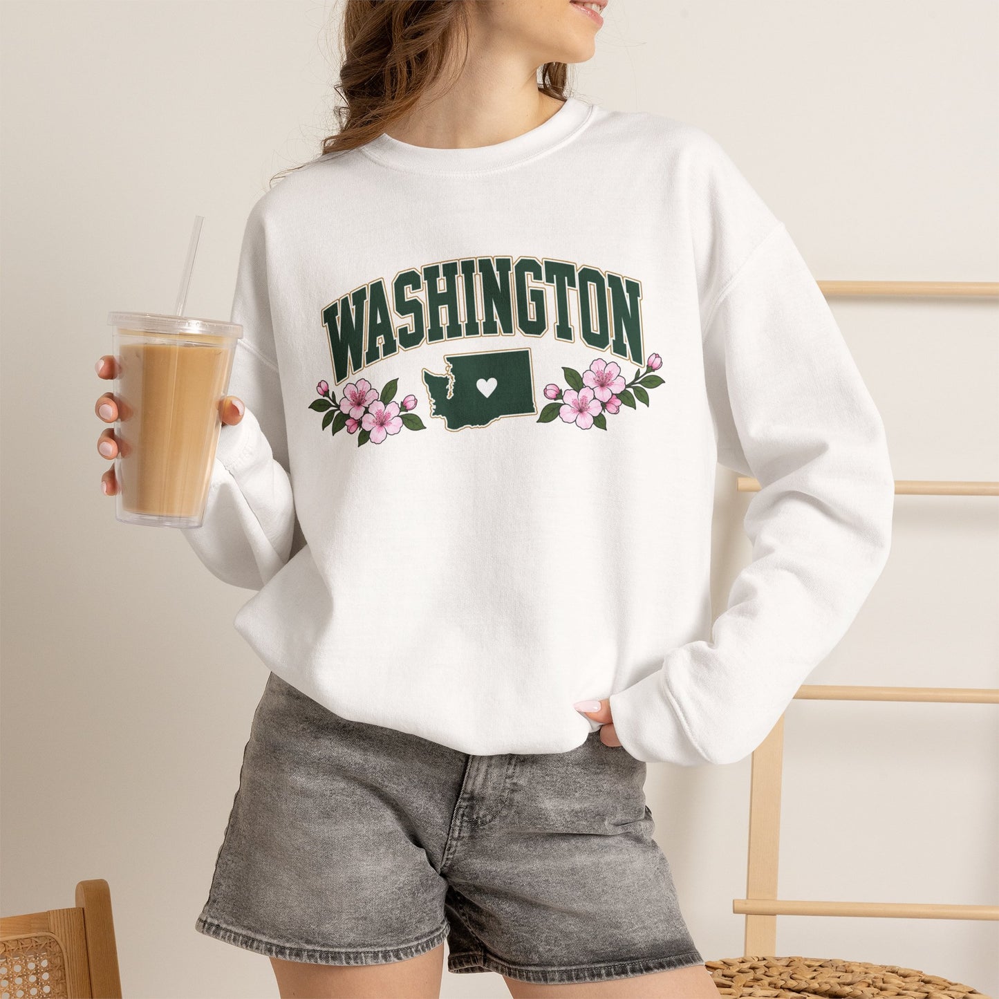 Washington Floral Sweatshirt