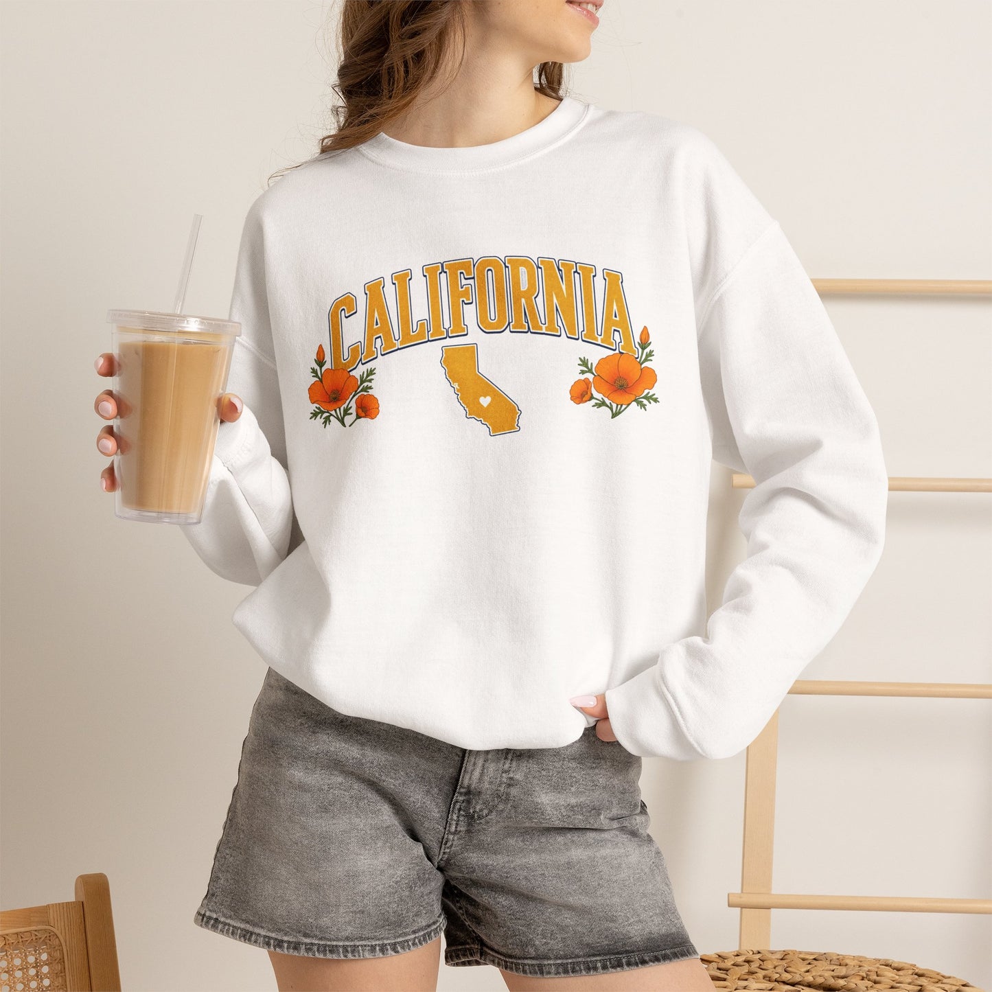 California Floral Sweatshirt