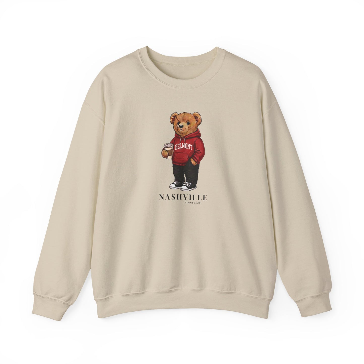 Nashville, Tennessee Teddy Bear Crewneck Sweatshirt