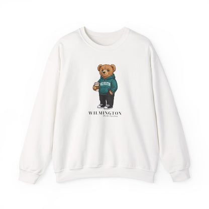Wilmington, North Carolina Teddy Bear Crewneck Sweatshirt