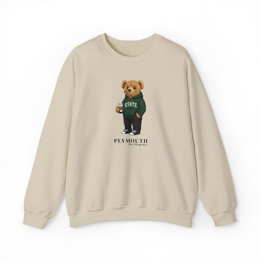 Plymouth, New Hampshire Teddy Bear Crewneck Sweatshirt