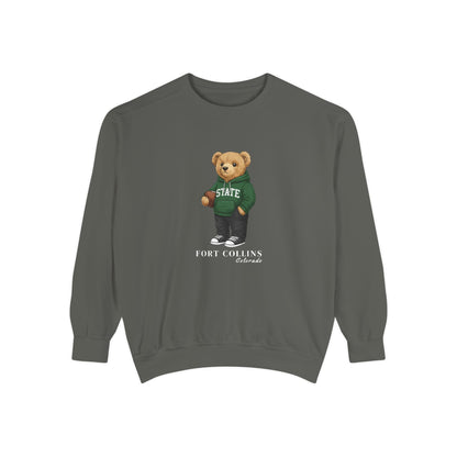Fort Collins, Colorado Teddy Bear Comfort Colors Sweatshirt