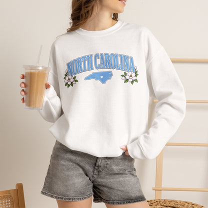 North Carolina Floral Sweatshirt