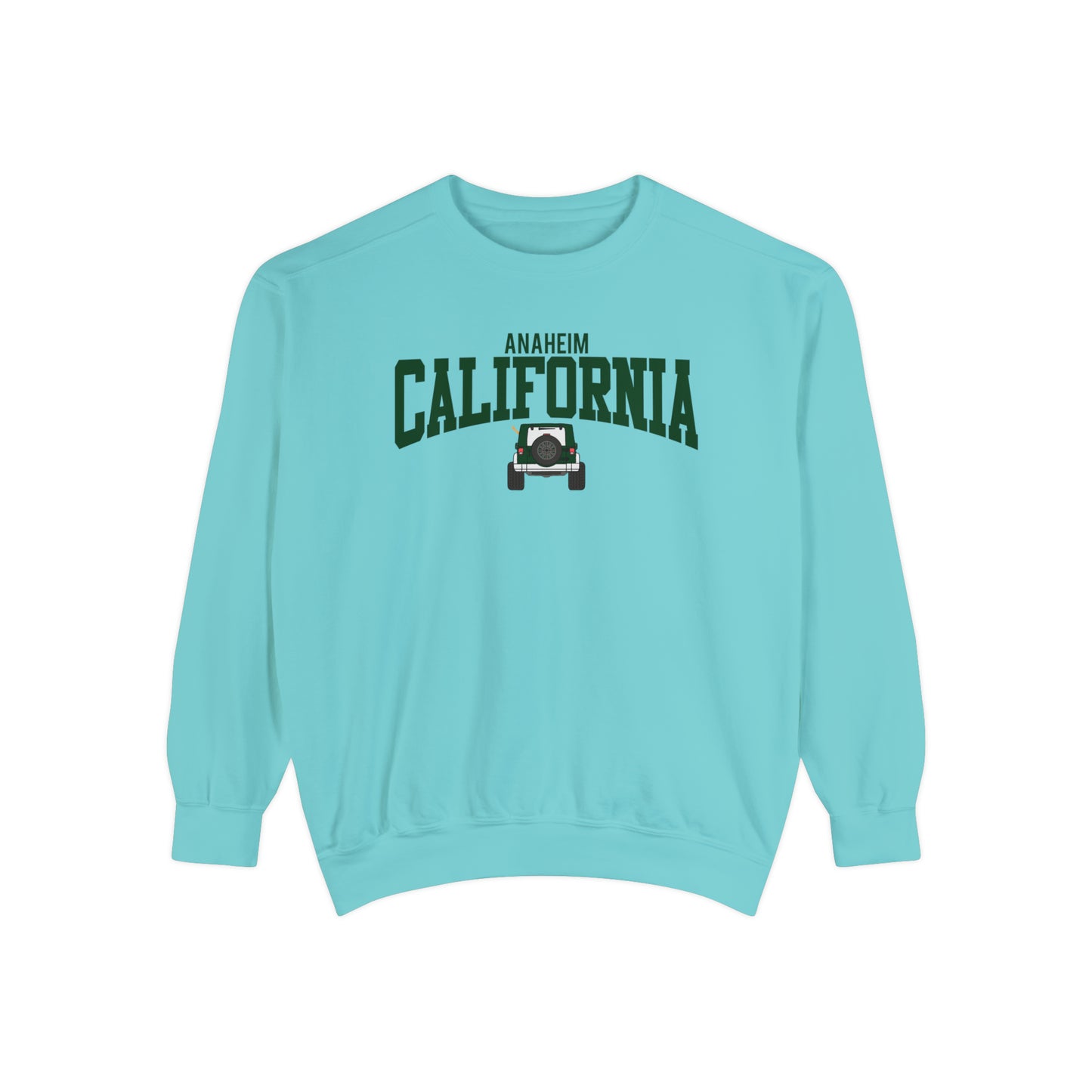 Anaheim California Jeep Comfort Colors Sweatshirt