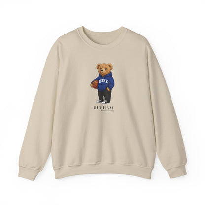 Durham, North Carolina Teddy Bear Crewneck Sweatshirt