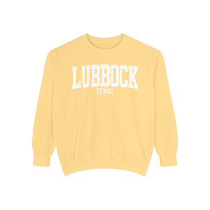 Lubbock Texas Comfort Colors Sweatshirt