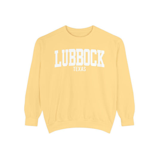 Lubbock Texas Comfort Colors Sweatshirt