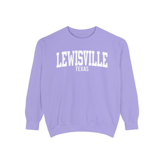 Lewisville Texas Comfort Colors Sweatshirt
