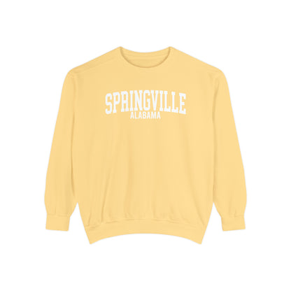 Springville Alabama Comfort Colors Sweatshirt
